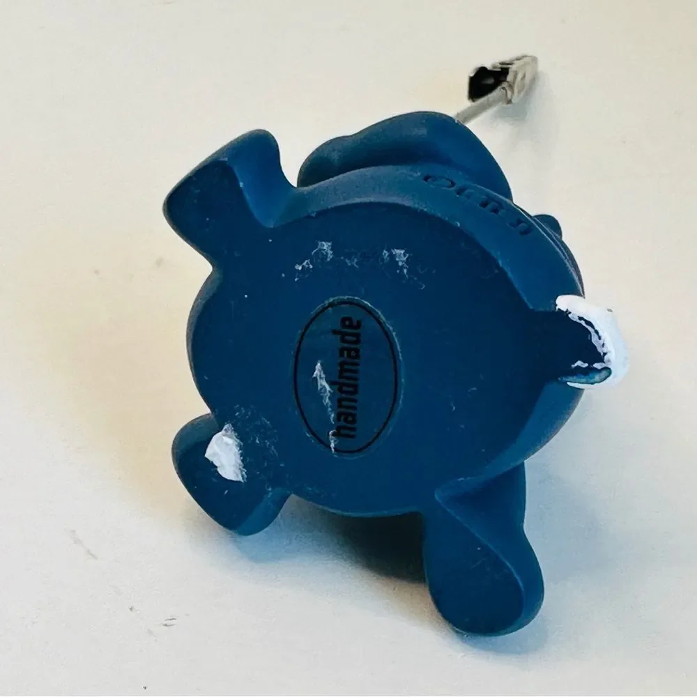 NICI Navy Blue American‎ Flag Hippo Picture Clip Holder